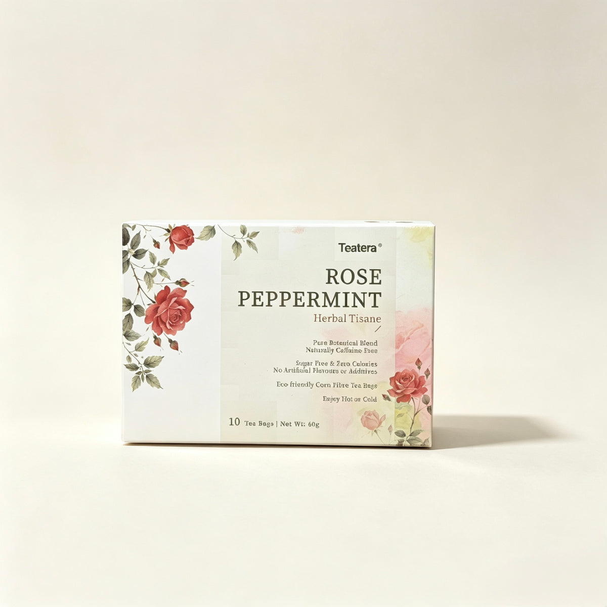 Rose Peppermint Tea - Herbal Tisane